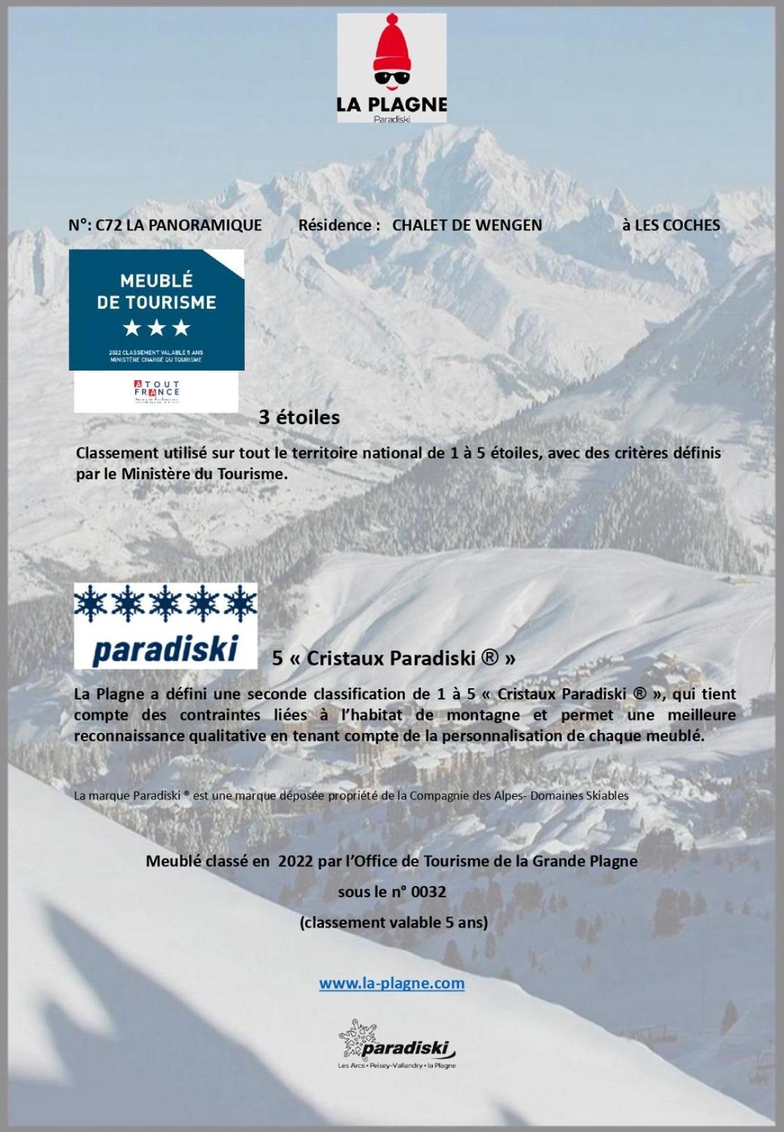 Les Chalets De Wengen - La Panoramique La Plagne Kültér fotó